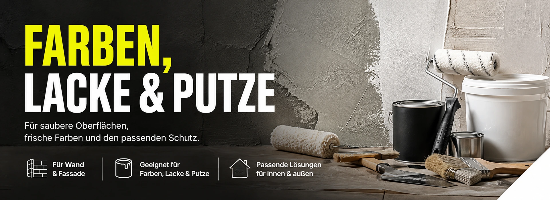 Farben, Lacke & Putze