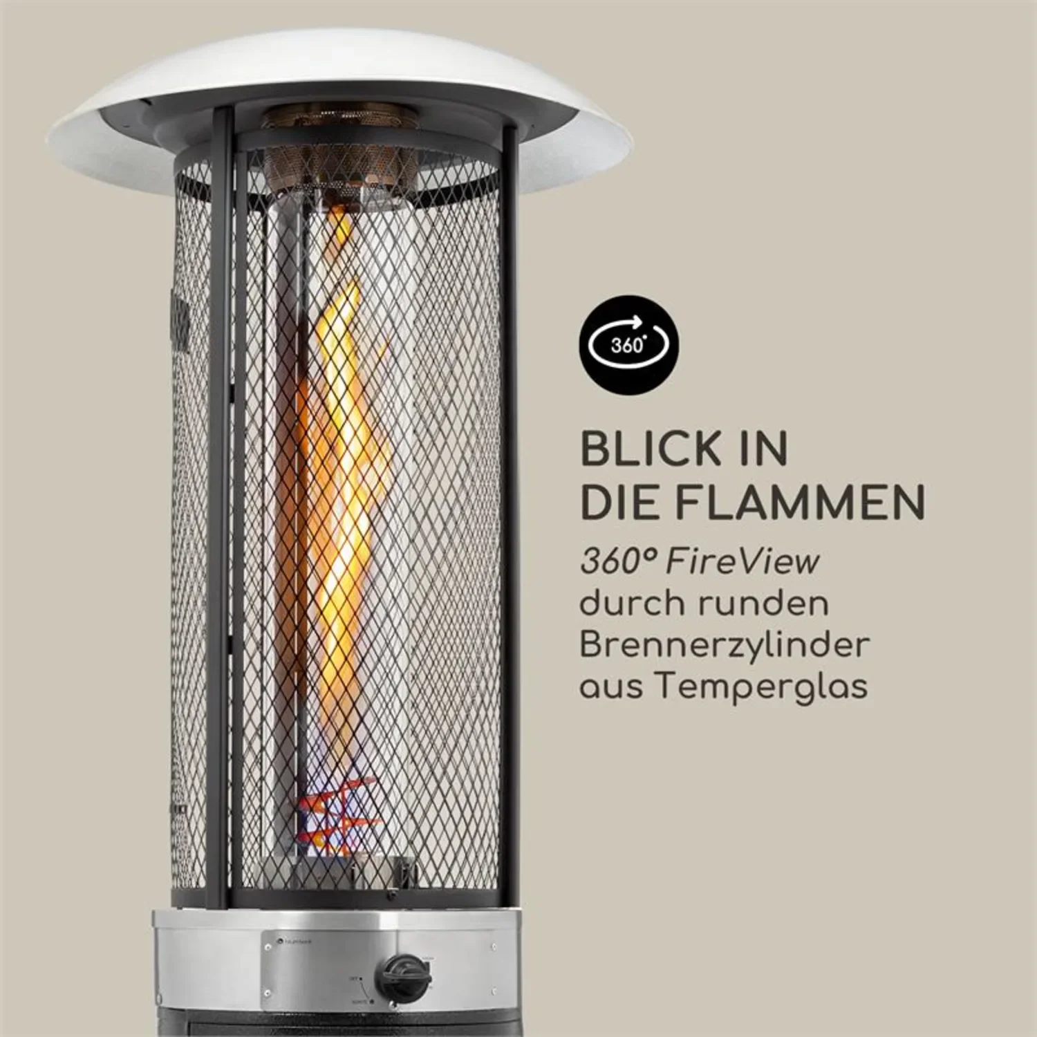 Blumfeldt Goldflame Deluxe Terrassenheizstrahler Outdoor