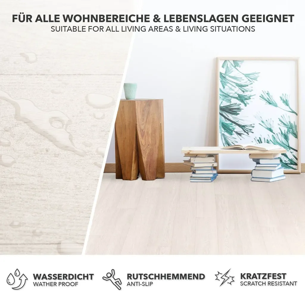 FLOORDIREKT CV Bodenbelag Atlantic Pure Oak 009S 100x200 cm