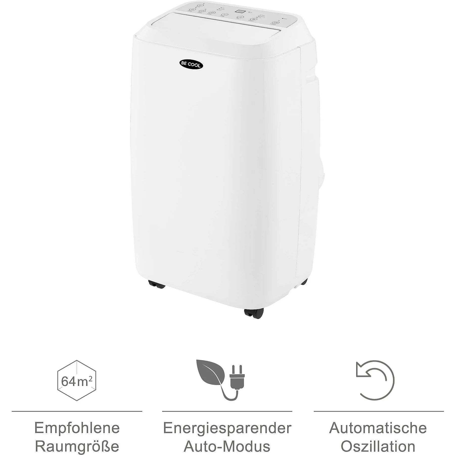 BECOOL BC18KL2101F Klimaanlage Weiss fuer 160 m3 Energieklasse A
