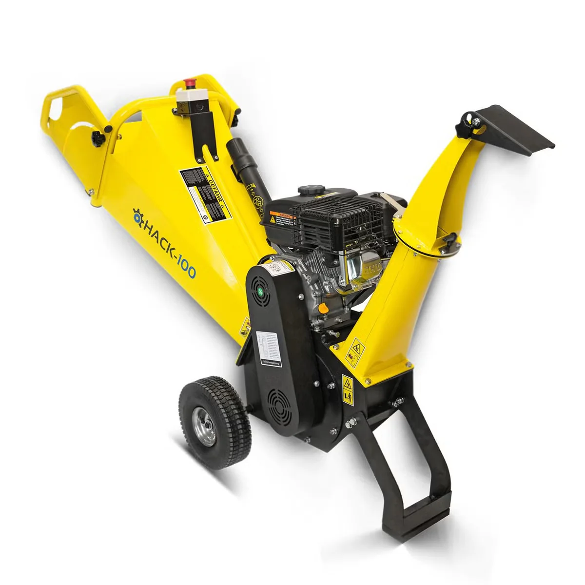 BAMATO HACK-100 Benzin Gartenhäcksler 4,1 kW für 100 mm Äste