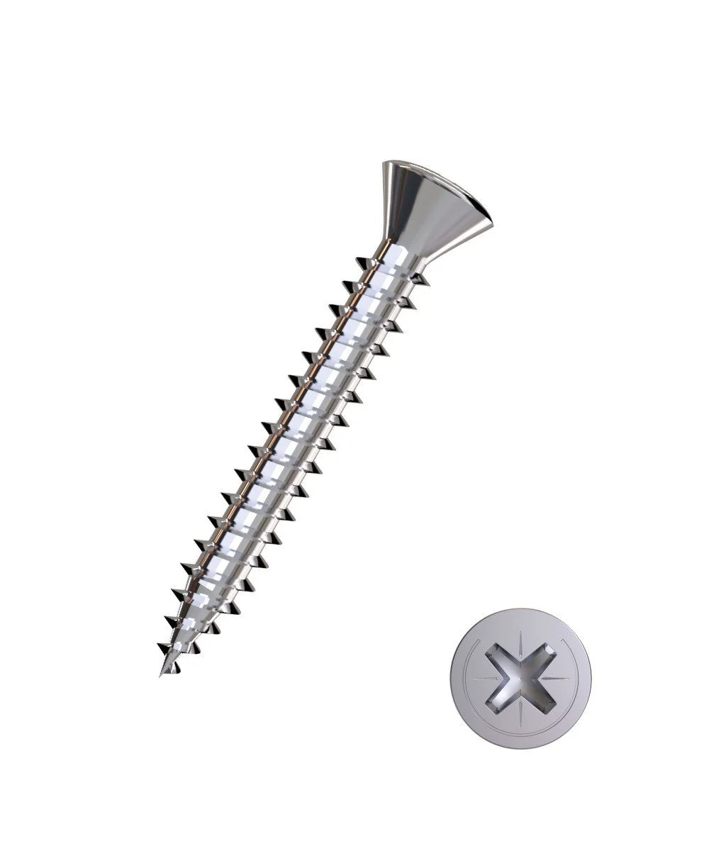 CONNEX Blechschrauben 4,8 x 38 mm PH2 Kreuzschlitz 8 Stück