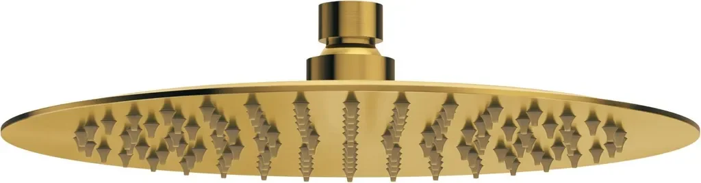Balneo Regendusche aus Edelstahl gold rund | Regenduschkopf 25 cm CASCADE