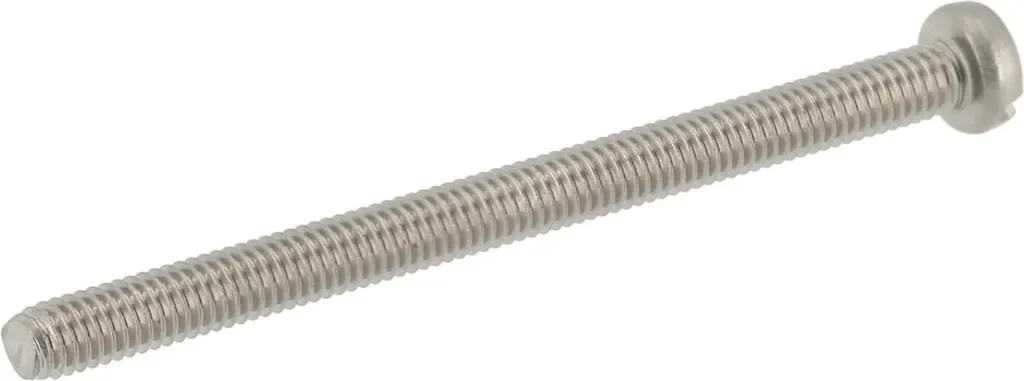 AKF Fahrzeugteile Zylinderschraube Schlitz Edelstahl M4 x 55 DIN 84