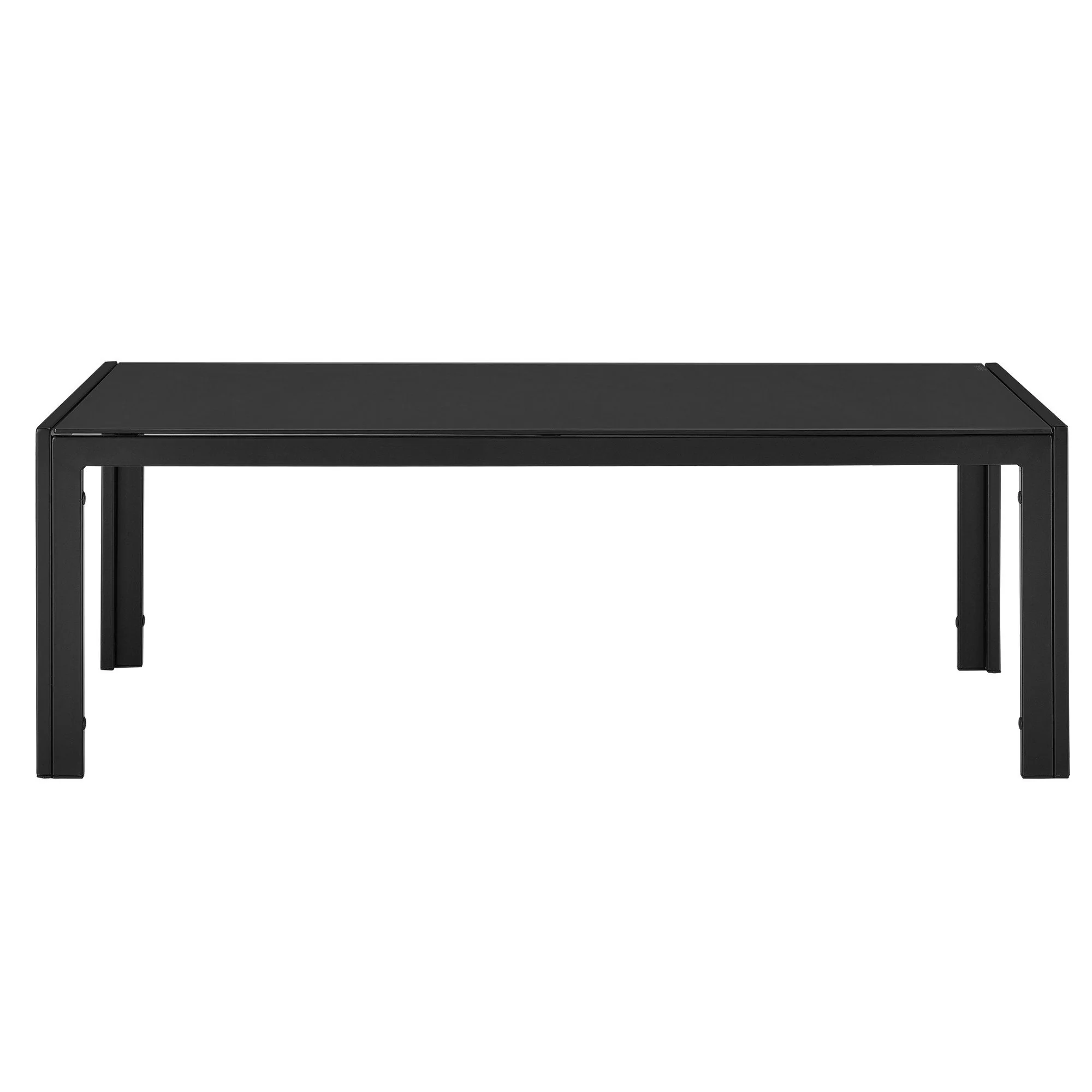 CASA.PRO Gartenlounge-Set (1-tlg), »Lerum« Gartentisch Glastisch 100x50x35 cm schwarz