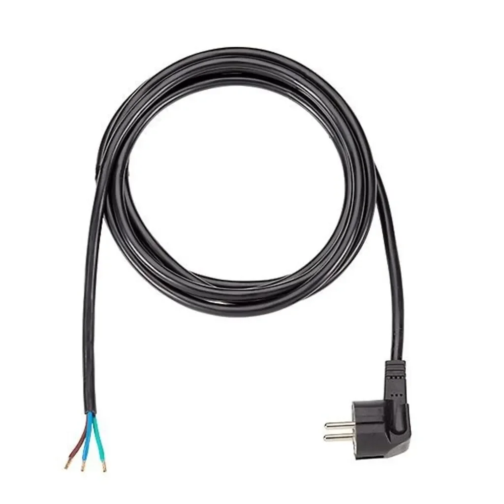 BACHMANN Zuleitung H05VV-F 3G1,5 5m, schwarz, Unverpackt