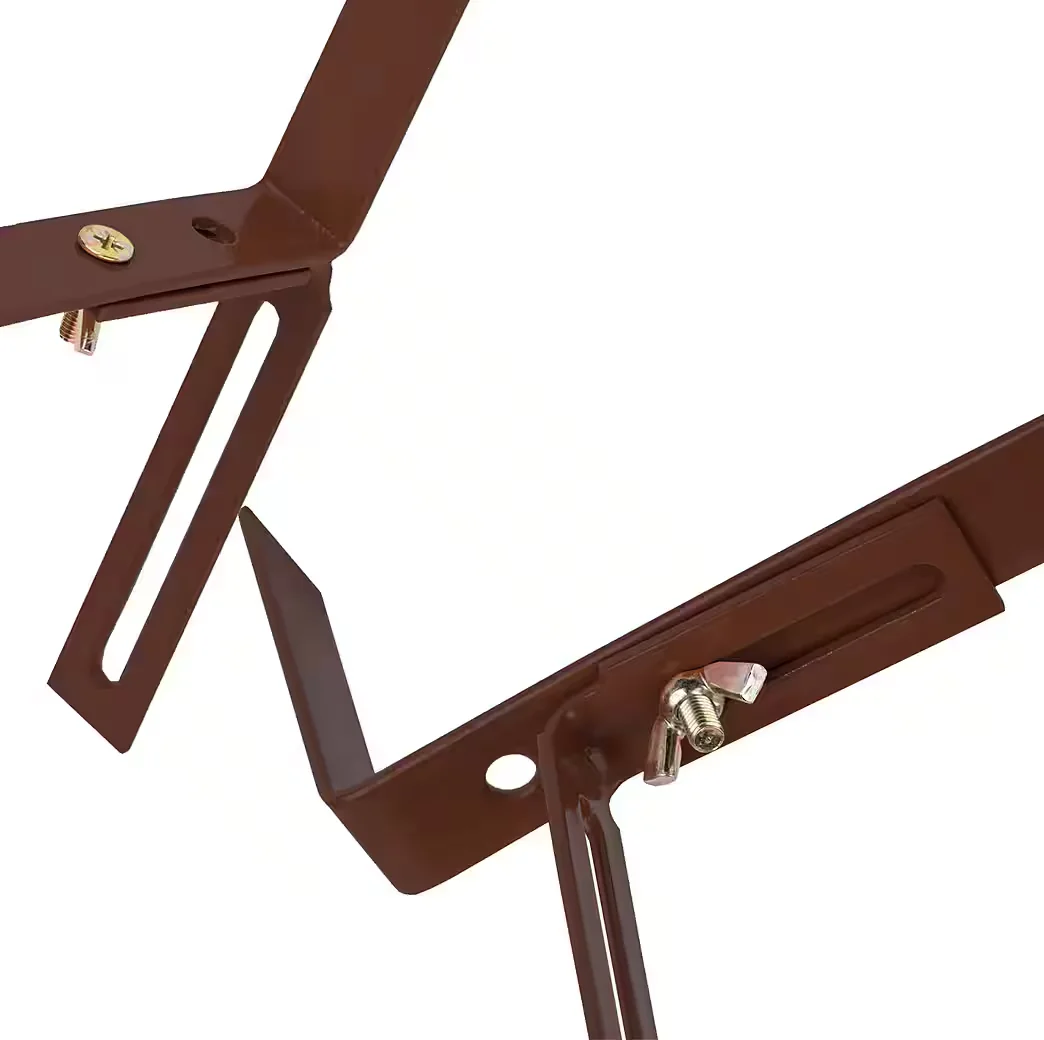 BIGDEAN H-Form Blumenkastenhalter 4er Set verstellbar 20 kg für Balkon