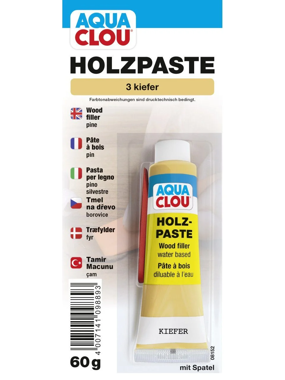 AQUA CLOU Holzpaste Clou Kiefer 60 g Holzreparatur