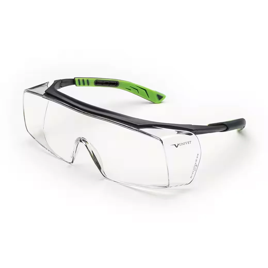 Arbeitsschutzbrille Fitover Überbrille, Scheibe klar, kratzfest, beschlagfrei, UV400