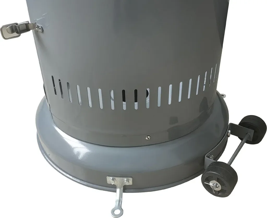 AGA Gas Heizpilz Terrassenheizstrahler MR8158 Silber Terrasse Garten