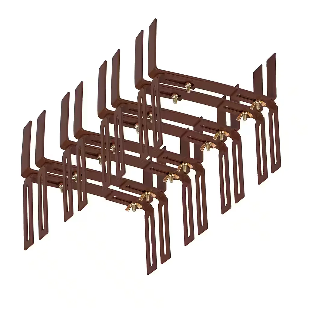 BIGDEAN H-Form Blumenkastenhalter 4er Set verstellbar 20 kg für Balkon