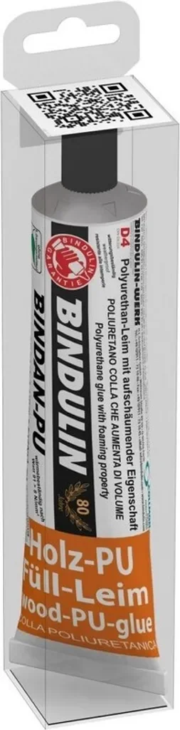 BINDULIN Holz-Polyurethan-Füllleim braun 210 g Tube