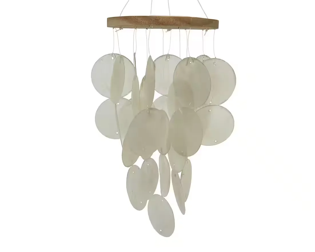Dekohänger Kaemingk Deko-Anhänger Windspiel Capiz 24 cm
