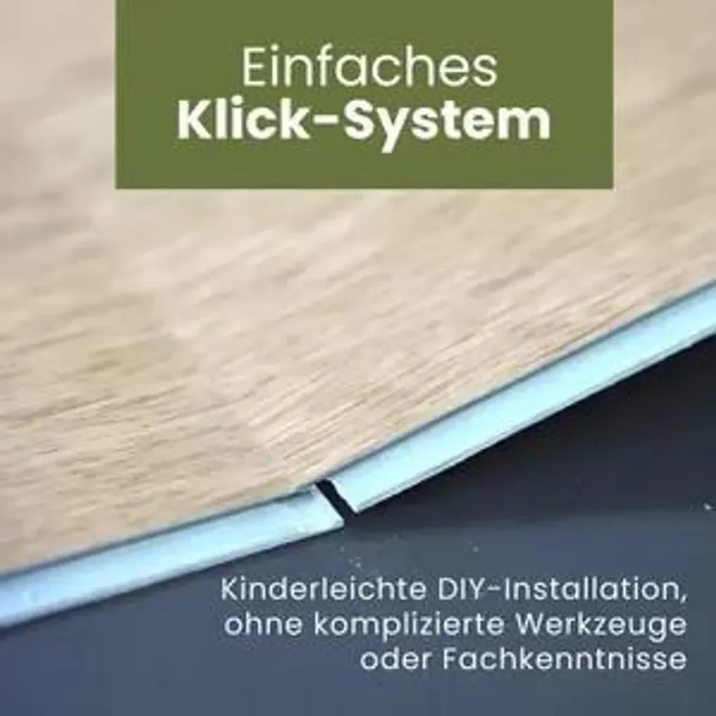 Muster Klick-Vinyl-Fliese Marmor-Stein-Optik XL inkl. Trittschalldämmung – Matt Oberfläche – DIY-Verlegung von STILEWO - Mystery Marmor