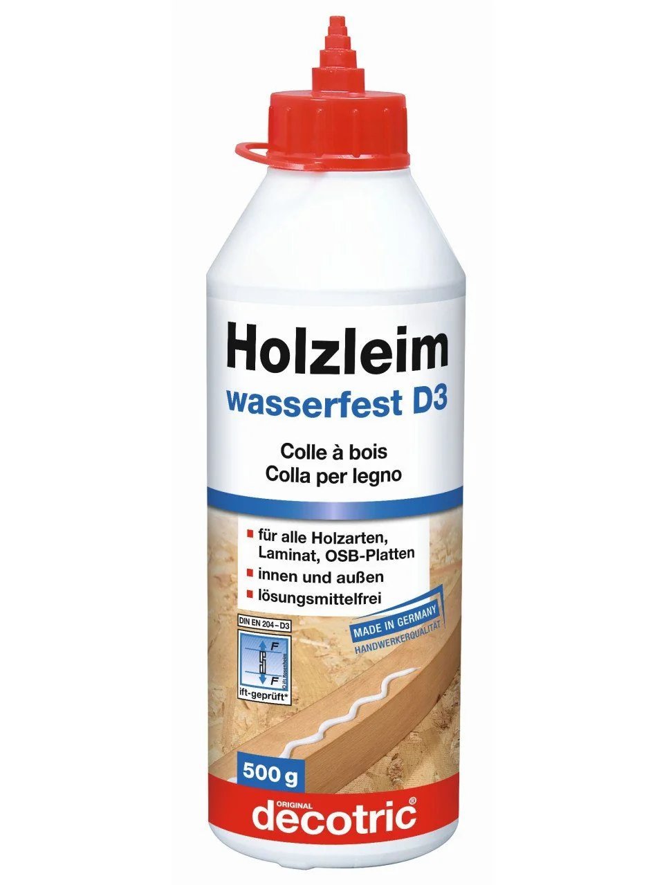 DECOTRIC decocoll Holzleim D3 wasserfest 500 g