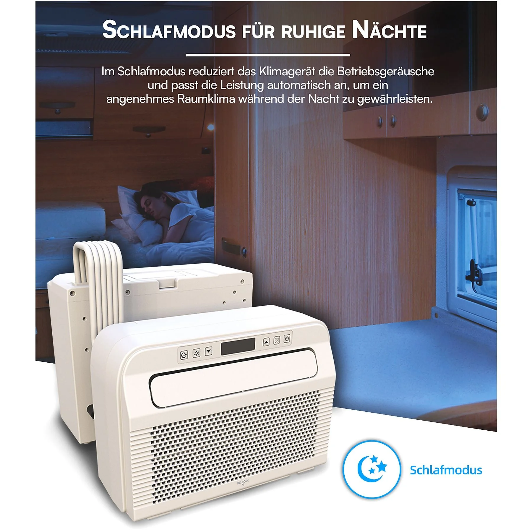BE COOL BC5CSKL26 Split Klimagerät weiß A für Räume bis 12 m2