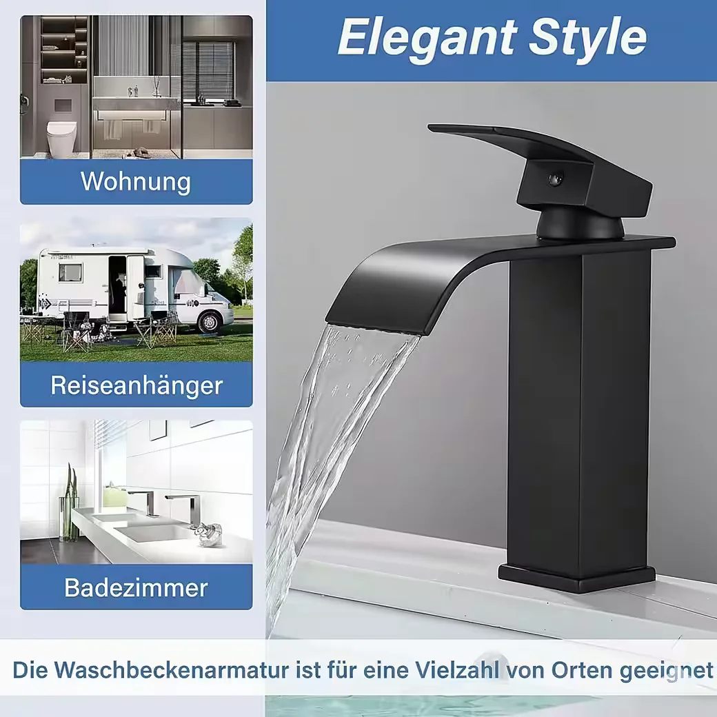 Badarmatur Badarmatur Wasserfall Waschtischarmatur Badarmatur Wasserhahn