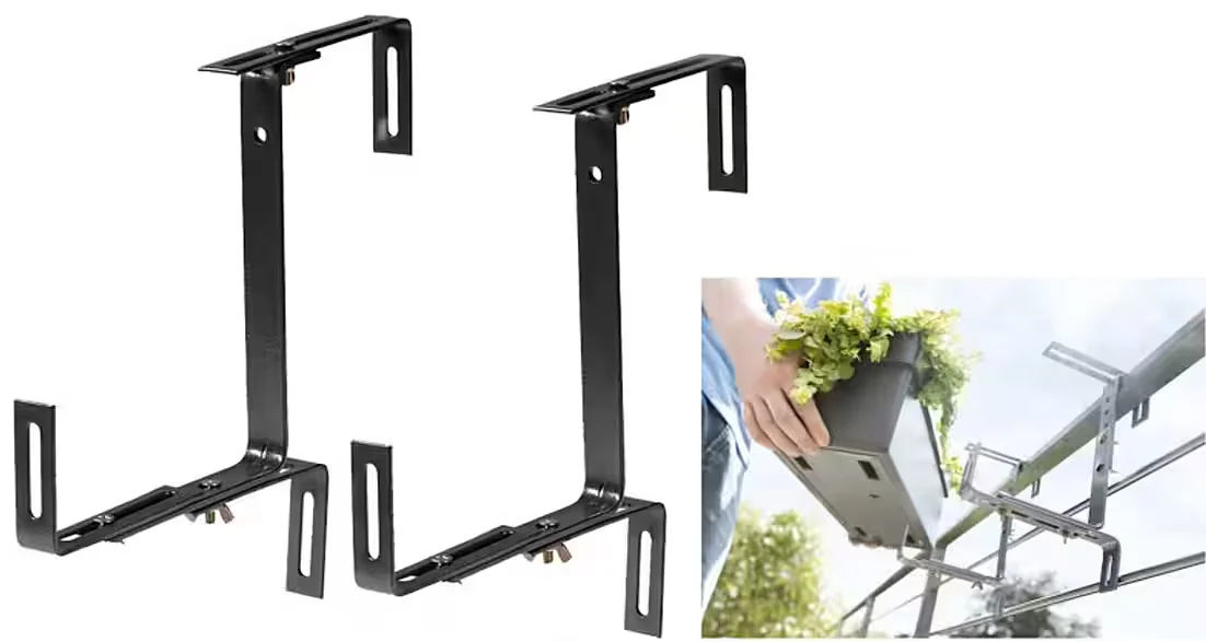 Buri Balkonkastenhalter 2er-Set Blumenkastenhalter 2 Stück