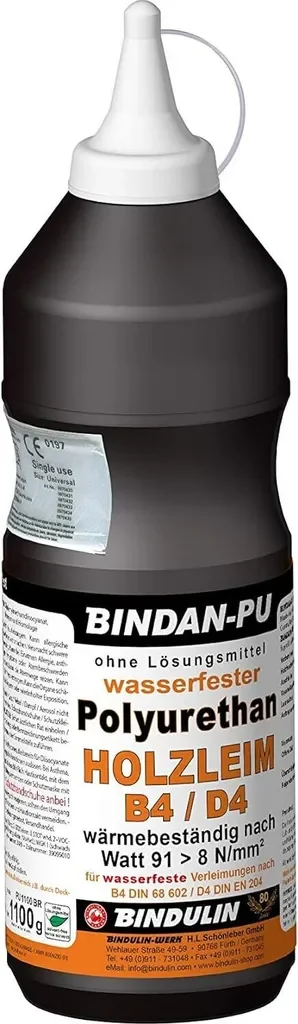 BINDULIN Holz-Polyurethan Füllleim braun 600 g