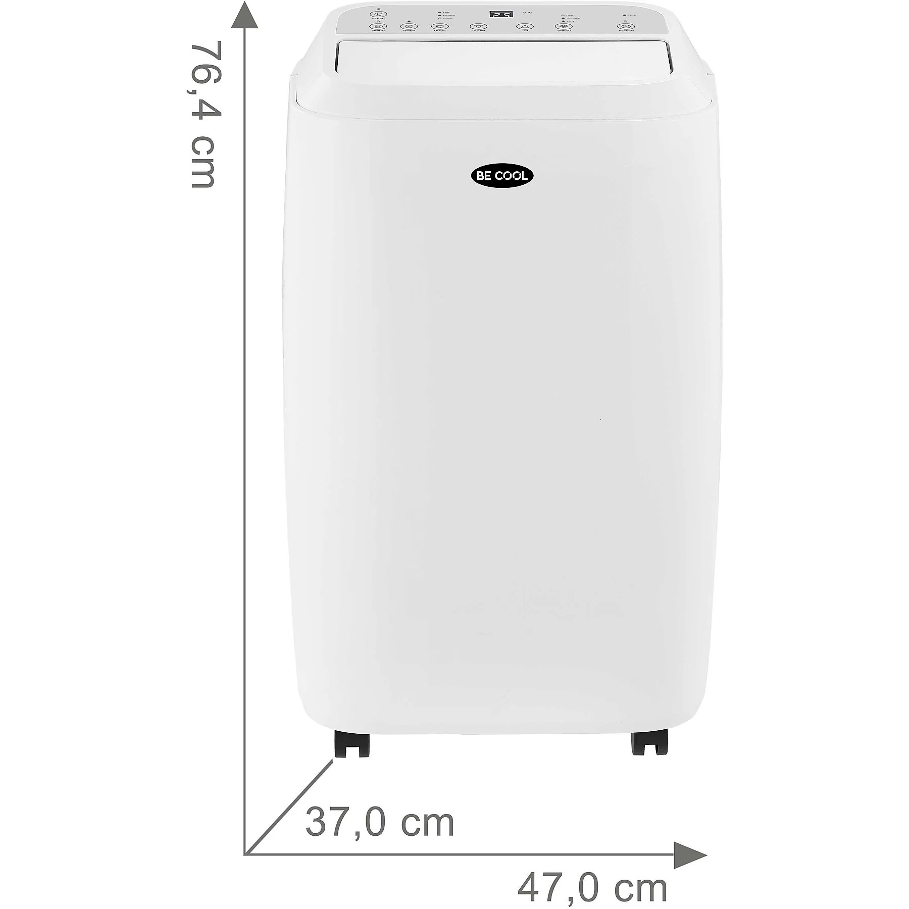 BECOOL BC18KL2101F Klimaanlage Weiss fuer 160 m3 Energieklasse A