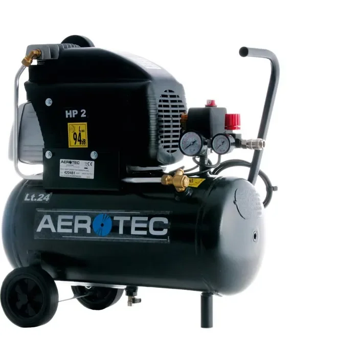 Aerotec Kompressor 220-24 FC 24 L 8 bar mit Druckminderer 75 dB
