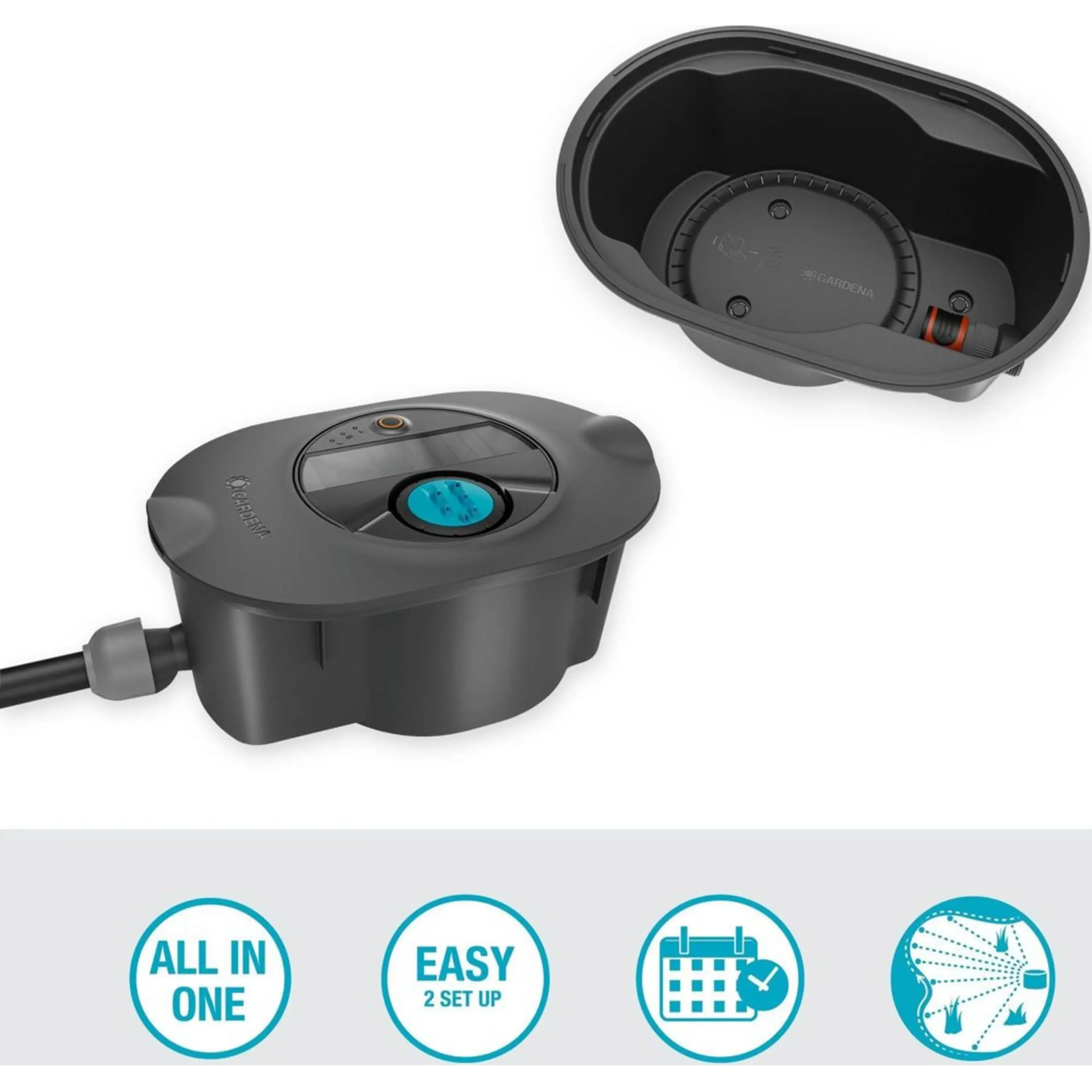 GARDENA AquaPrecise Smart Bewässerungssystem mit Versenkregnern
